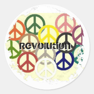 動揺してラウンドステッカー2 ラウンドシール