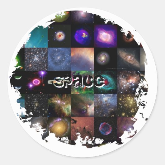 動揺してラウンドステッカー2 ラウンドシール (正面)