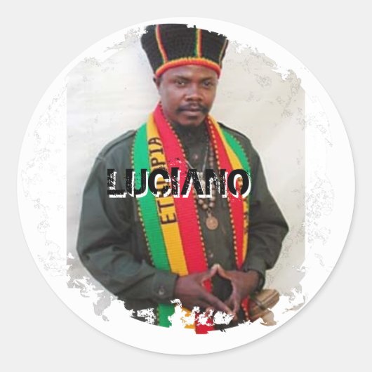 動揺してラウンドステッカー2 ラウンドシール (正面)