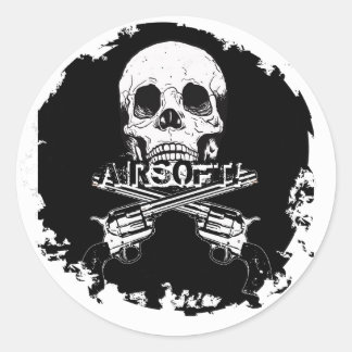 動揺してラウンドステッカー2 ラウンドシール