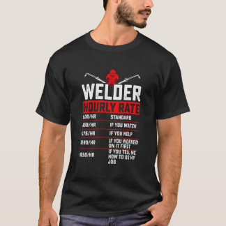 動揺してレトロ溶接機時給ヴィンテージ溶接機 Tシャツ