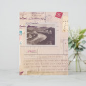 動揺してヴィンテージコラージュ仕訳帳スクラップブック紙 (スタンド正面)