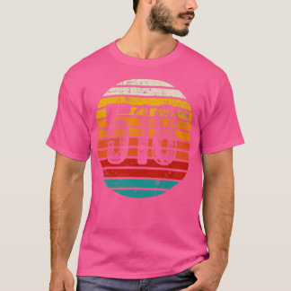 動揺してヴィンテージサンセット518エリアコード Tシャツ