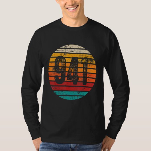動揺してヴィンテージサンセット941市外局番 Tシャツ (正面)