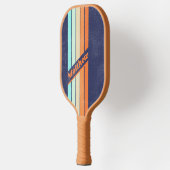 動揺してヴィンテージスタイルレトロダーク（名前あり） ピックルボールラケット (左)