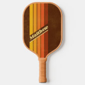 動揺してヴィンテージストライプスタイル ピックルボールラケット (正面)