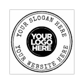 動揺してヴィンテージタイプライターの丸いロゴ ラバースタンプ (インプリント)