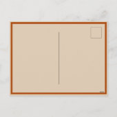 動揺してヴィンテージビクトリアン植物赤ポピー シーズンポストカード (裏面)