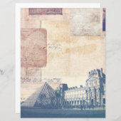 動揺してヴィンテージピラミッドトラベルスクラップブック紙 (正面/裏面)