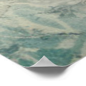 動揺してヴィンテージフローラ ポスター (角)