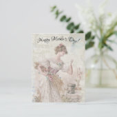 動揺してヴィンテージ女性が花粒集め (スタンド正面)