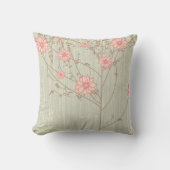動揺してヴィンテージ花アメリカのMoJo枕 クッション (正面)