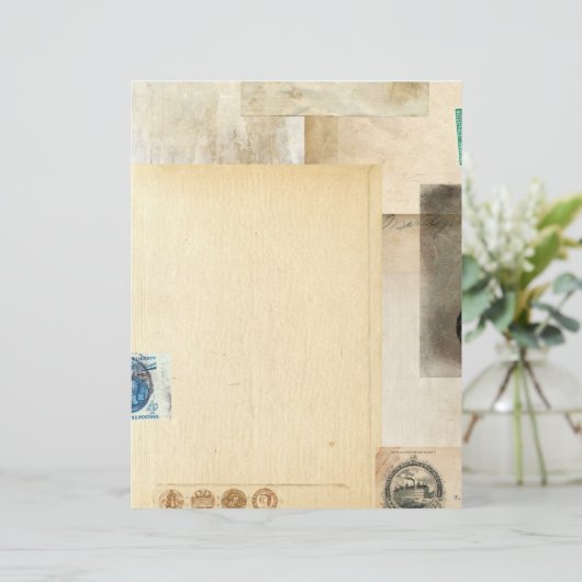 動揺してヴィンテージ転記仕訳帳スクラップブック紙 (スタンド正面)