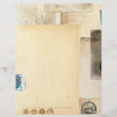 動揺してヴィンテージ転記仕訳帳スクラップブック紙 (正面)