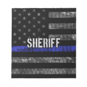 動揺して保安官旗 ノートパッド (正面)