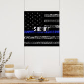 動揺して保安官旗 ポスター (キッチン)