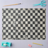 動揺して市松模様に紙 薄葉紙 (クラフト)