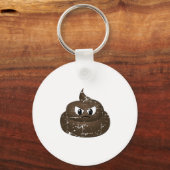 動揺して怒ウンチ キーホルダー (正面)