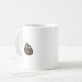 動揺して怒ウンチ コーヒーマグカップ (正面左)