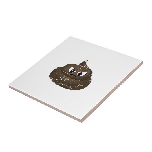 動揺して怒ウンチ タイル (側面)