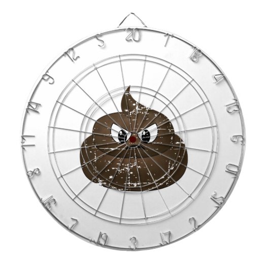 動揺して怒ウンチ ダーツボード (正面)
