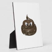 動揺して怒ウンチ フォトプラーク (側面)