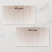 動揺して文字ウッエレガントドルックモダンテンプレート ノートカード (正面/裏面)