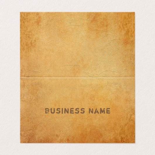 動揺して文字ノスエレガントタルジック古い紙ルック 名刺 (外部フラット)