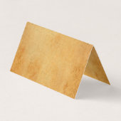 動揺して文字ノスエレガントタルジック古い紙ルック 名刺 (裏面)