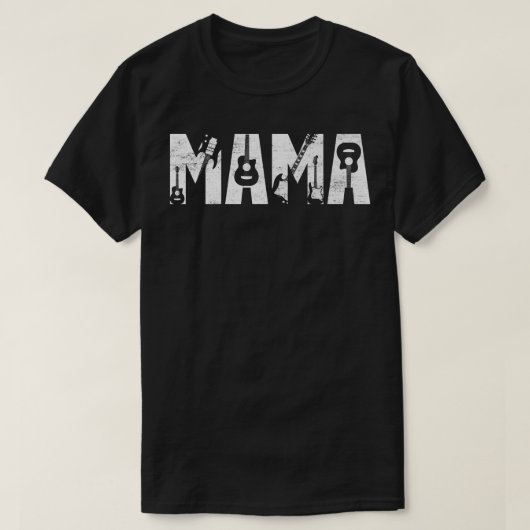動揺して最高のママエバーギターラバーギタリスト20 Tシャツ (デザイン正面)