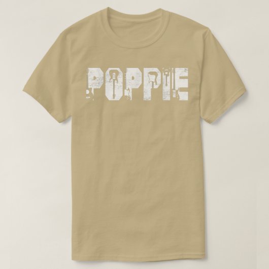 動揺して最高のPoppie Ever Guitar Lover Guitarist Tシャツ (デザイン正面)