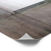 動揺して木初期の素朴国教会 ポスター (角)