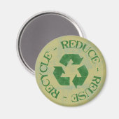 動揺して減ら再利用リサイクル磁石 マグネット (正面/裏面)