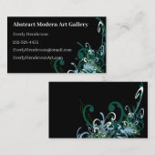 動揺して渦巻形の絵を描スプラカスタマイズト – 名刺 (正面/裏面)