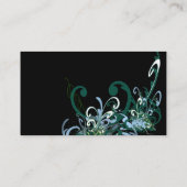 動揺して渦巻形の絵を描スプラカスタマイズト – 名刺 (裏面)