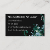 動揺して渦巻形の絵を描スプラカスタマイズト – 名刺 (正面)