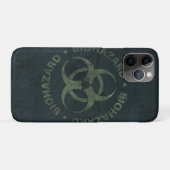 動揺して生物学的災害［有害物質］iPhoneケース Case-Mate iPhoneケース (裏面(横))
