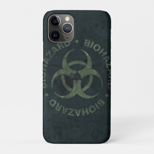 動揺して生物学的災害［有害物質］iPhoneケース Case-Mate iPhoneケース (裏)