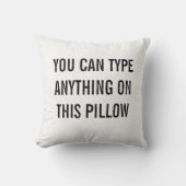 動揺して白 クッション (正面)