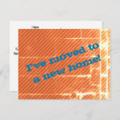"動揺して私は新しい家に動きました!" 郵便はがき 案内ポストカード (正面/裏面)