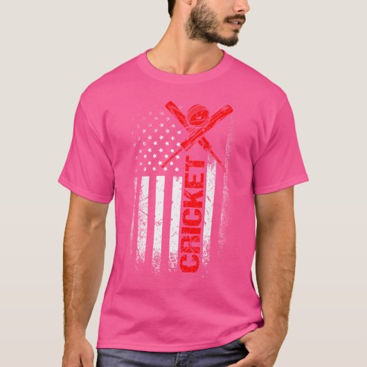 動揺して米国国旗 Tシャツ (正面)