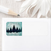 動揺して素朴松林 ラベル (インサイチュ)