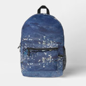 動揺して絵を描抽象芸術 プリントバックパック (正面)