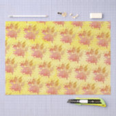 動揺して絵を描(ばちゃばちゃ)跳ねる犬のポープリント 薄葉紙 (クラフト)