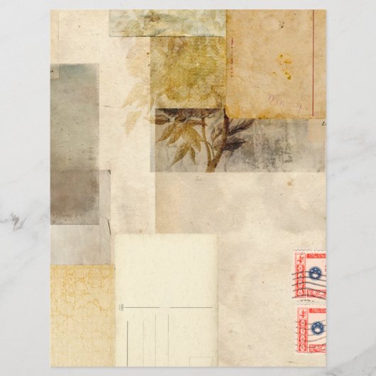動揺して葉ヴィンテージJournalスクラップブック紙 (正面)