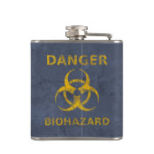 動揺して警告生物学的災害［有害物質］ フラスク (裏面)