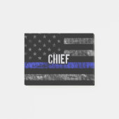 動揺して警察旗 ポストイット (正面)