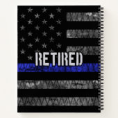 動揺して警退職した察旗 ノートブック (裏面)