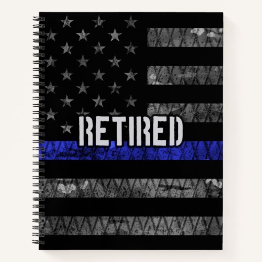 動揺して警退職した察旗 ノートブック (正面)