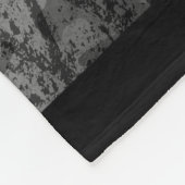 動揺して警退職した察旗 フリースブランケット (角)